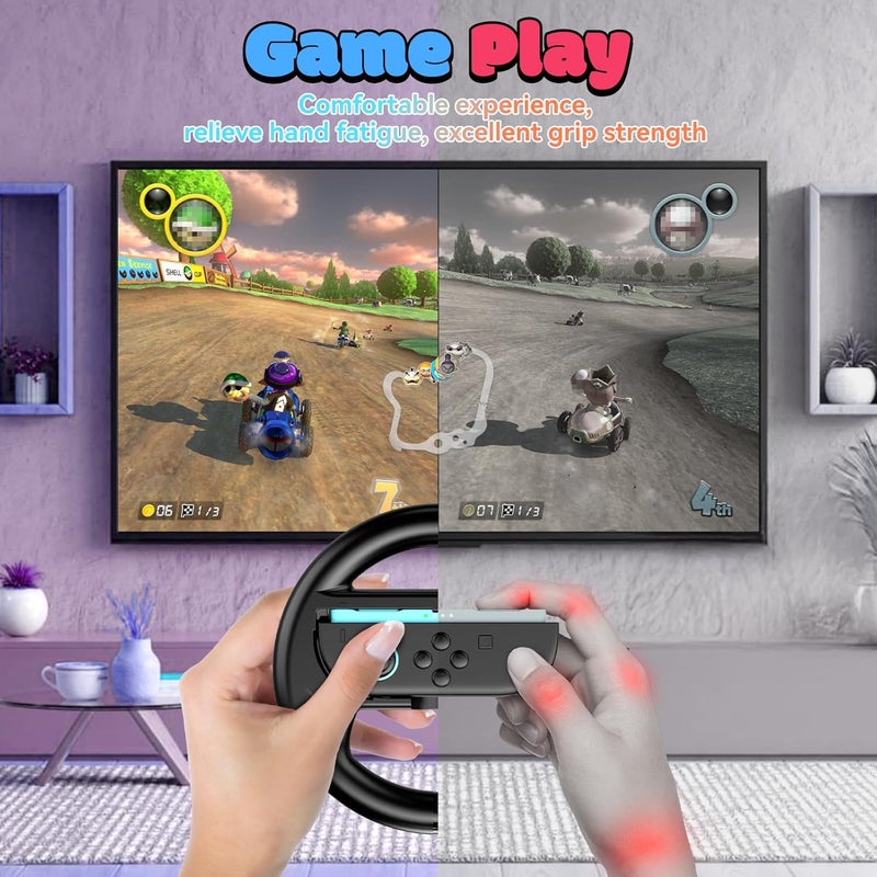 عجلة قيادة CloudValley متوافقة مع Nintendo Switch 2 Wheel - Image 2