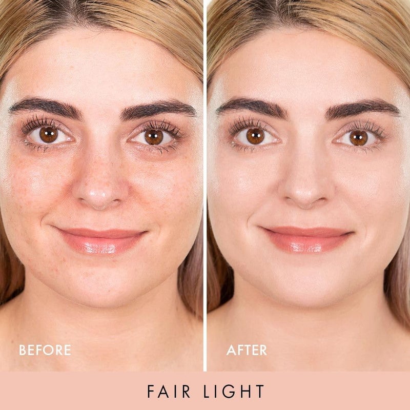 Wander Beauty Nude Illusion Liquid Foundation - Fair Light - Medium to Full Coverage Foundation - Natural Makeup with Vitamin E & Macadamia - Nude Skin Finish Blurs & Conceals - 1.01 fl oz - Image 3