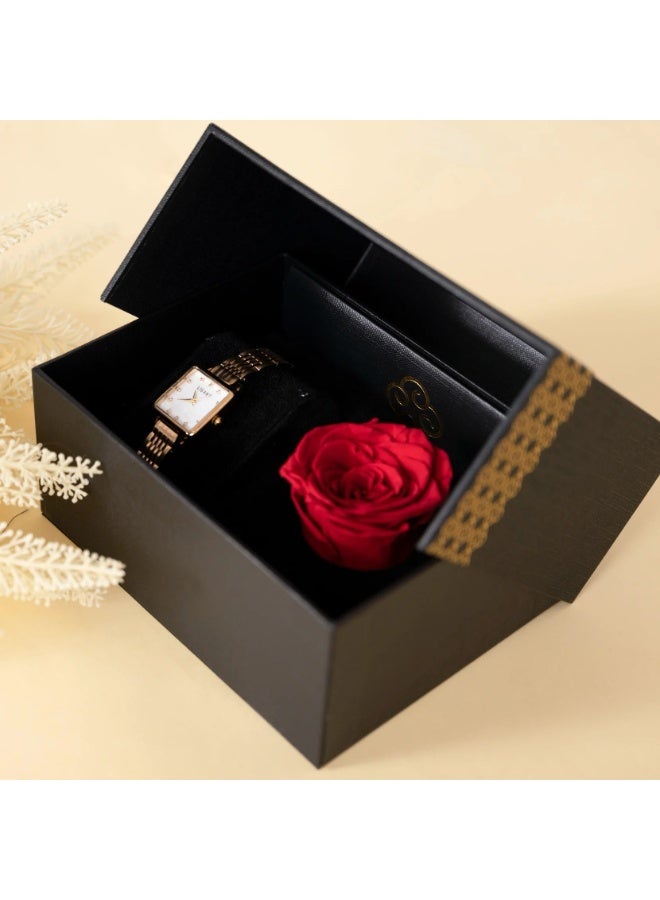 LIGANT Luxury Women's Stainless Steel Watch in Full Gold - Elegant Modern Design - High-Quality Metallic Wristwatch for Events & Daily Wear - Image 2