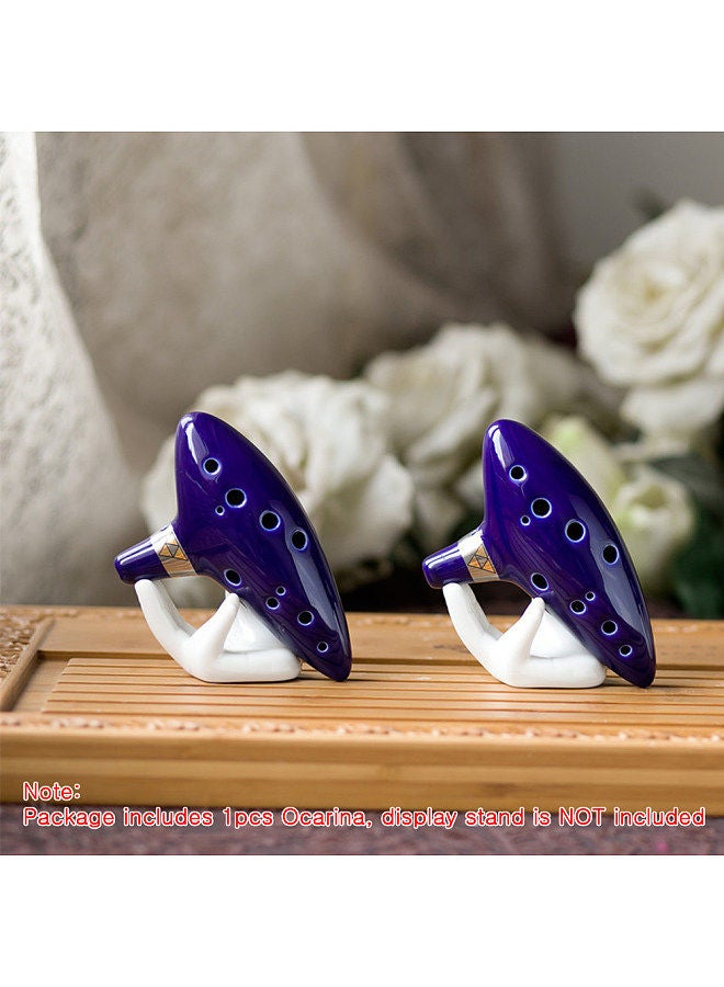 Generic 12-Hole Alto C Ocarina Portable Musical Instrument With Protective Bag - Image 2