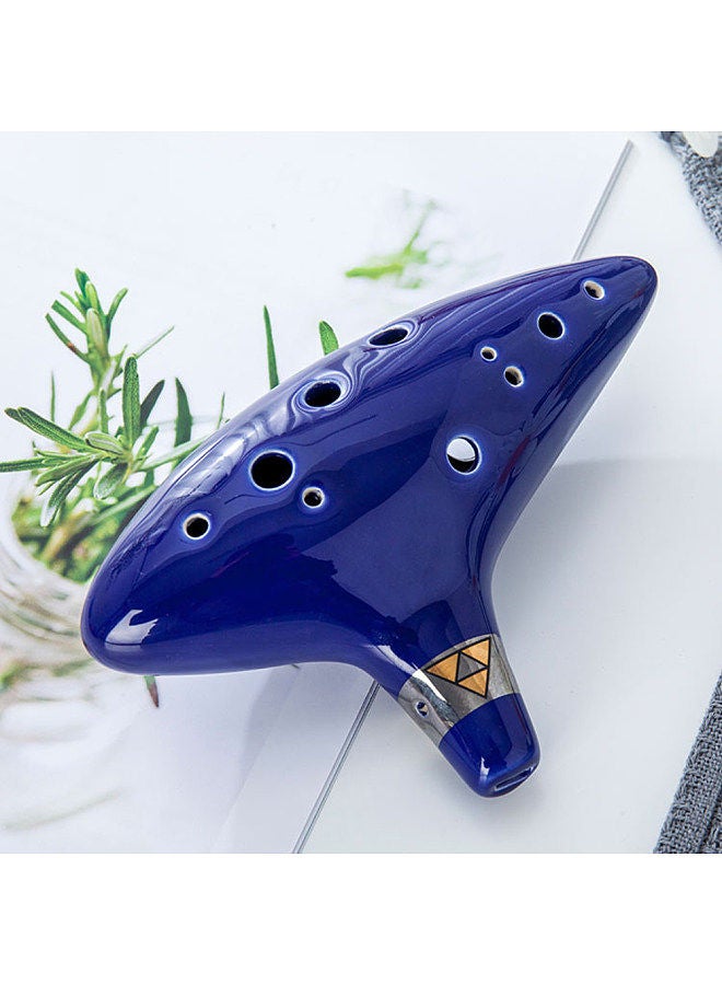 Generic 12-Hole Alto C Ocarina Portable Musical Instrument With Protective Bag - Image 4
