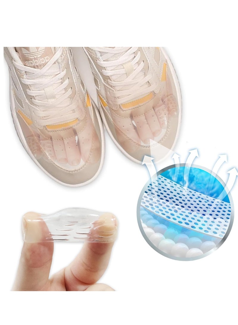 5pcs Toe Protectors, Silicone Toe Caps, Anti-Friction Small Toe Sleeve Protectors for Pain Relief, Breathable Toe Covers for Ingrown Toenails, Corns, Prevent Blister, Hammer Toes - Image 2