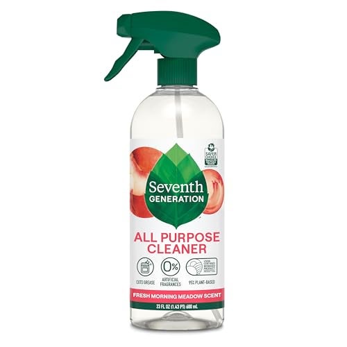 Seventh Generation All Purpose Cleaner, Fresh Morning Meadow Scent, Cuts Grease, 23 Fl Oz - Image 1