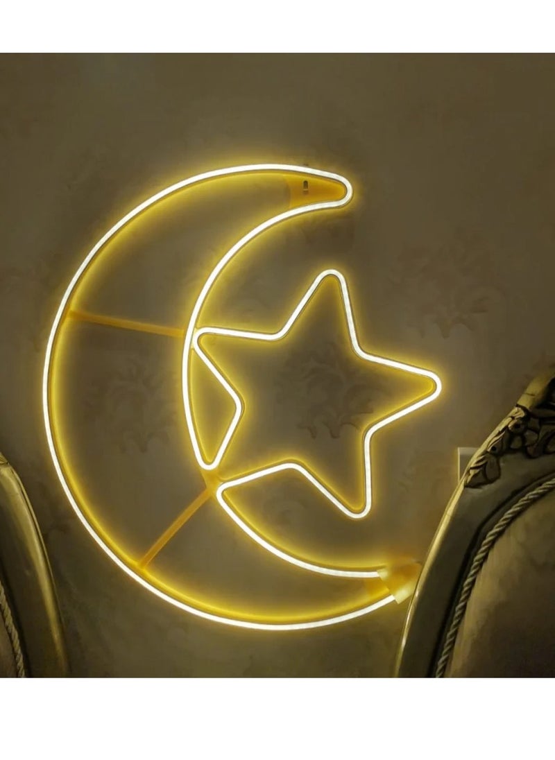 ماركة غير محددة شكل هلال ونجمه عضم كبير لون ورم  - Image 1