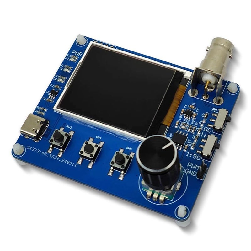 راسم الذبذبات الرقمي لقياس الموجات، مقياس تردد، خرج موجة مربعة، شاشة LCD بحجم 1.8 بوصة. - Image 4