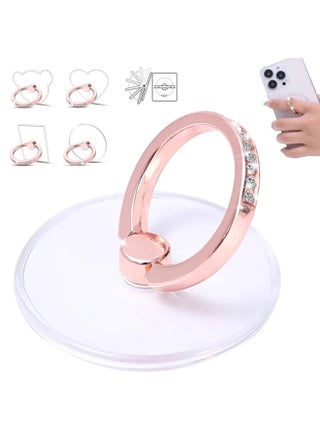 Dedicated To Transparent Acrylic Mobile Phone Holder Round Transparent Ring Creative Ring Holder Metal Ring-Color:Lucky Grass-rose Gold Diamond Ring - pzsku/ZD5302B3BEE7E65EBB3F6Z/45/1744016051/4a006bc4-3c00-4cbd-a415-c00eec888af0