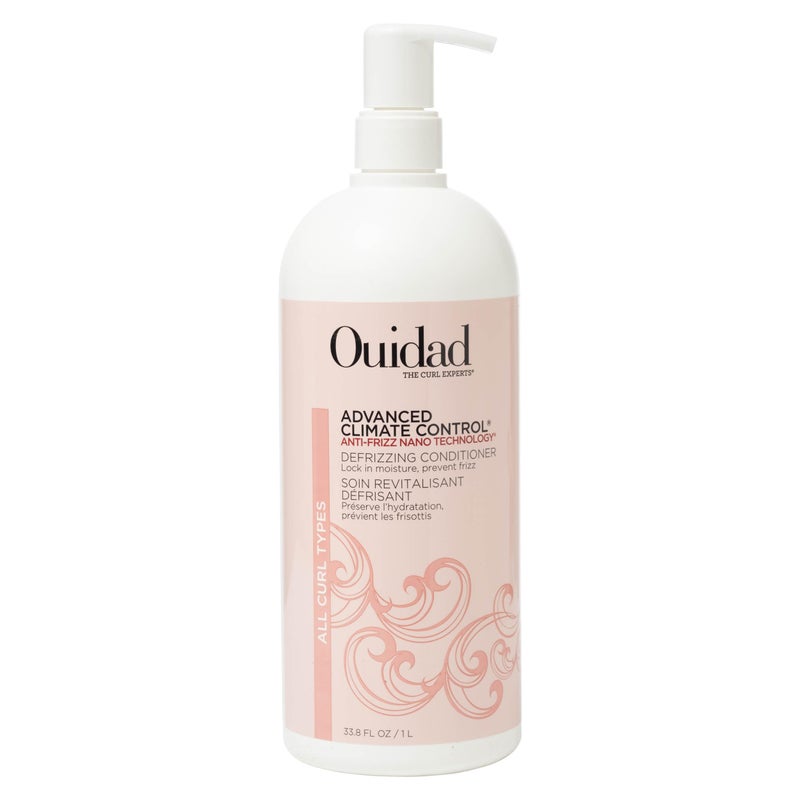 Ouidad Advanced Climate Control Defrizzing Conditioner - 33.8 fl oz, Anti-Frizz Nano Technology, Locks In Moisture, Protects Curls from Heat, Safe for Color-treated Hair, For All Curl Types - Image 1