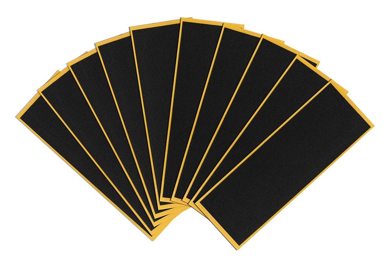 Teak Tuning 10PK Prolific Easy Peel Foam Grip Tape - Adhesive Backing - Soft, Professional Quality Foam - Optimal Control - 110mm x 35mm - Includes File for Clean Application - Image 1