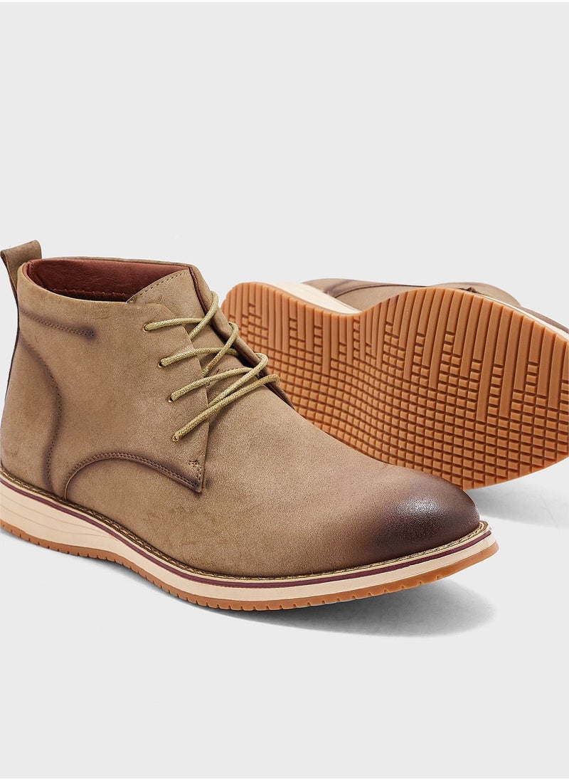Robert Wood - Casual Lace Up Boots - Image 1