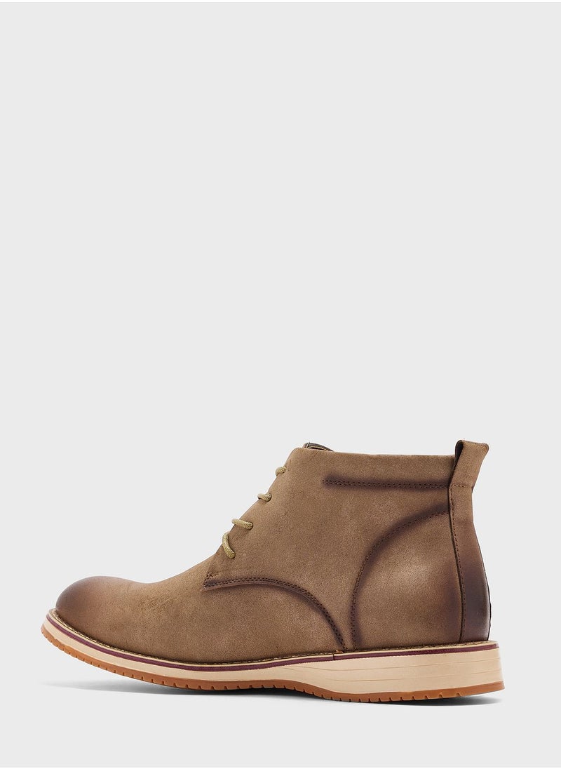 Robert Wood - Casual Lace Up Boots - Image 1
