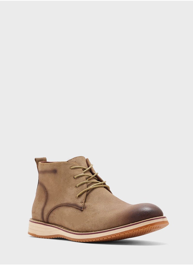 Robert Wood - Casual Lace Up Boots - Image 1
