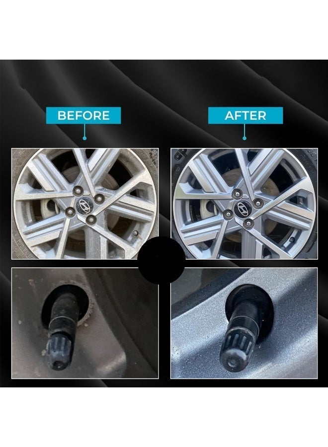 Wunscher Active Rim Cleaner 380ml W-7121 – Powerful, Acid-Free Wheel Cleaner for Alloy, Chrome & Steel Rims, Removes Brake Dust, Iron Build-Up, Rust Spots, and Dirt, Non-Corrosive, pH Neutral, Safe for All Finishes, Instant Results for Spotless, Shiny Wheels. - Image 5