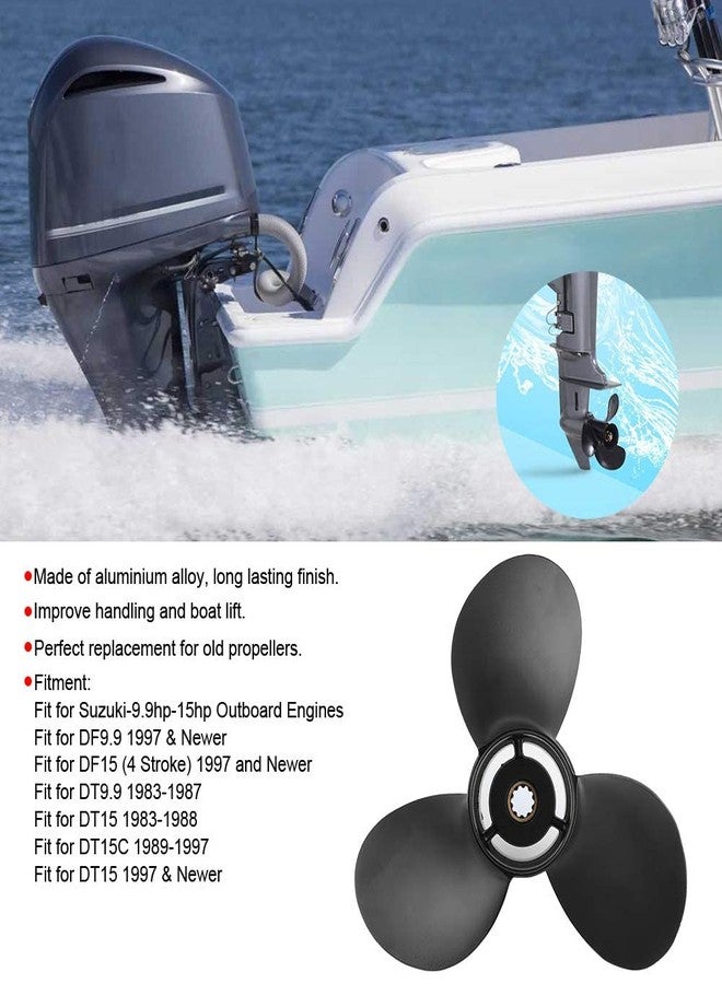 Aramox دافعة من سبائك الألمنيوم 10 أسنان 3 شفرات 58100-93743-019 9 1/4 × 11 - Image 4