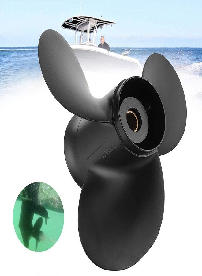 Aramox دافعة من سبائك الألمنيوم 10 أسنان 3 شفرات 58100-93743-019 9 1/4 × 11 - Image 3