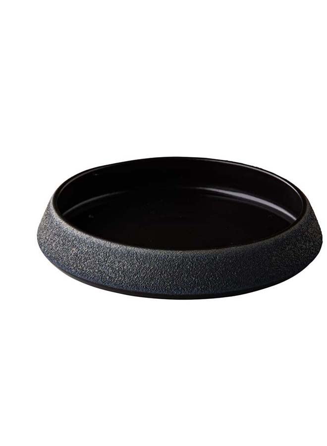 Vulcanic Conical Plate Black 20 cm To Be Orderd in