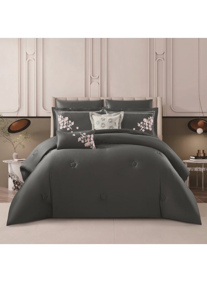 LEVORE Luxury 100% cotton summer bedspread set from LEVORE, suitable for king size beds, 8 pieces, 250 stitch count - Image 2