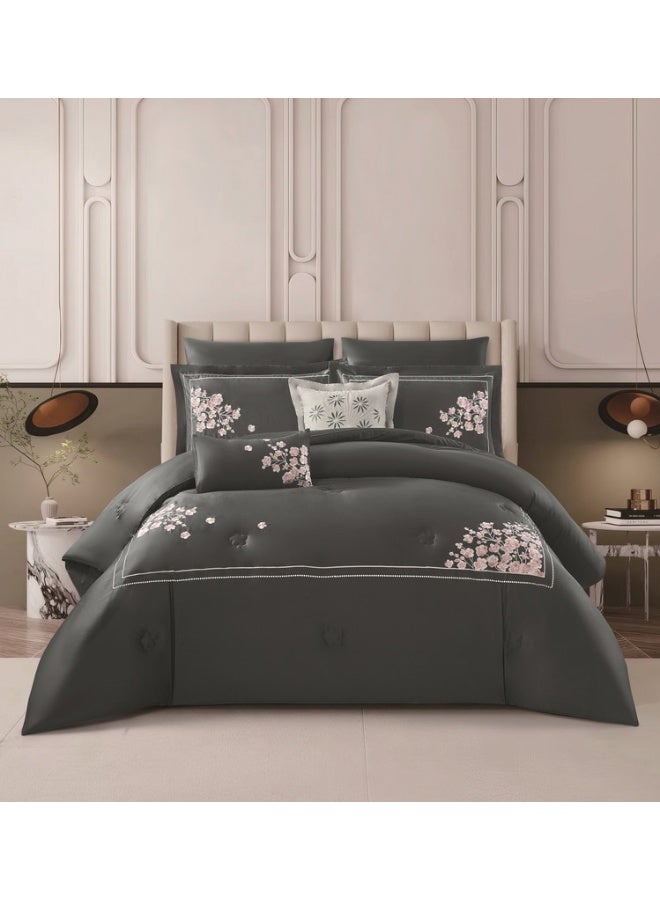 LEVORE Luxury 100% cotton summer bedspread set from LEVORE, suitable for king size beds, 8 pieces, 250 stitch count - Image 1