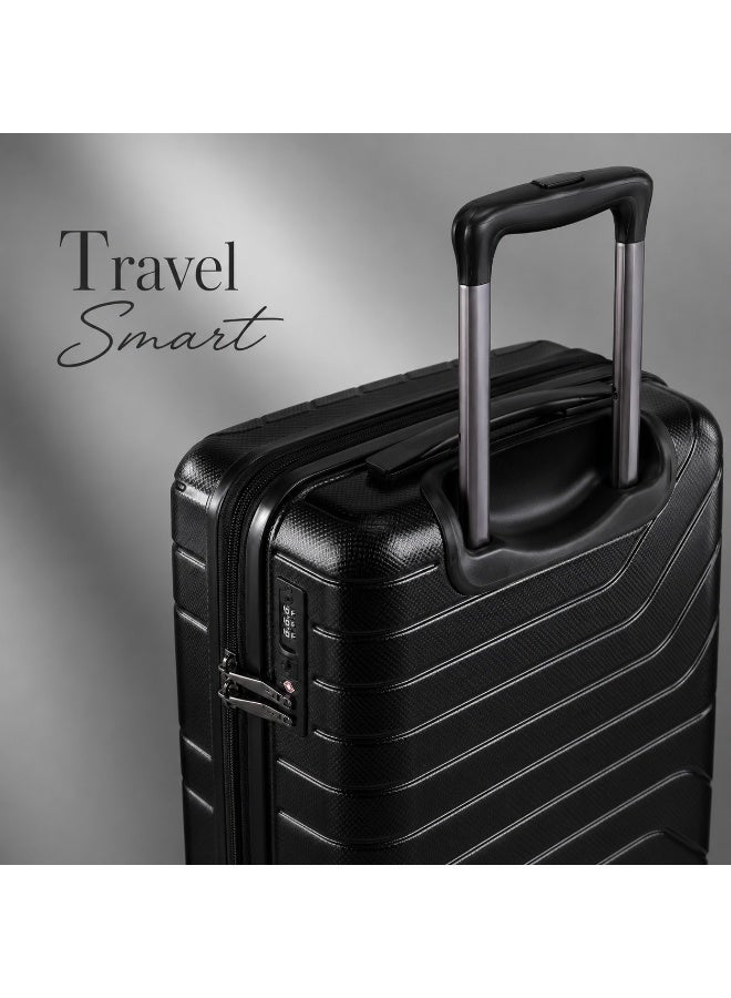 3-Piece Wheeled Luggage Set, Lightweight and Durable Travel Suitcases, Easy Maneuverability and Organized Storage for Every Trip - Image 4