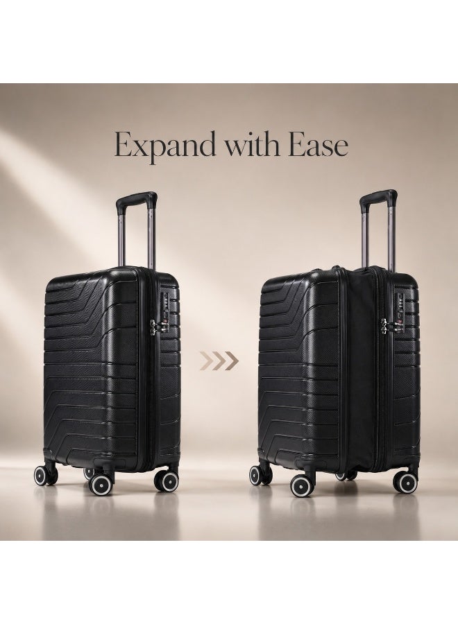 3-Piece Wheeled Luggage Set, Lightweight and Durable Travel Suitcases, Easy Maneuverability and Organized Storage for Every Trip - Image 2