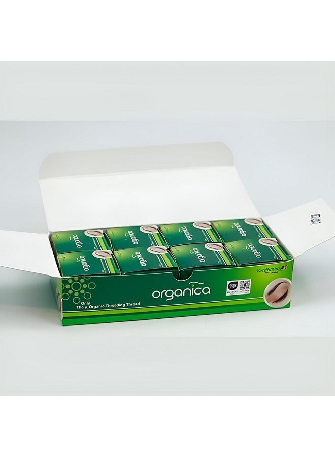 Organica Eyebrow Hair Remover Cotton Threading Organic Threads (8 Spool X 300 M) - Image 2
