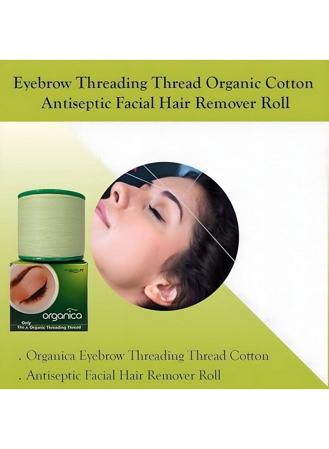 Organica Eyebrow Hair Remover Cotton Threading Organic Threads (8 Spool X 300 M) - Image 4