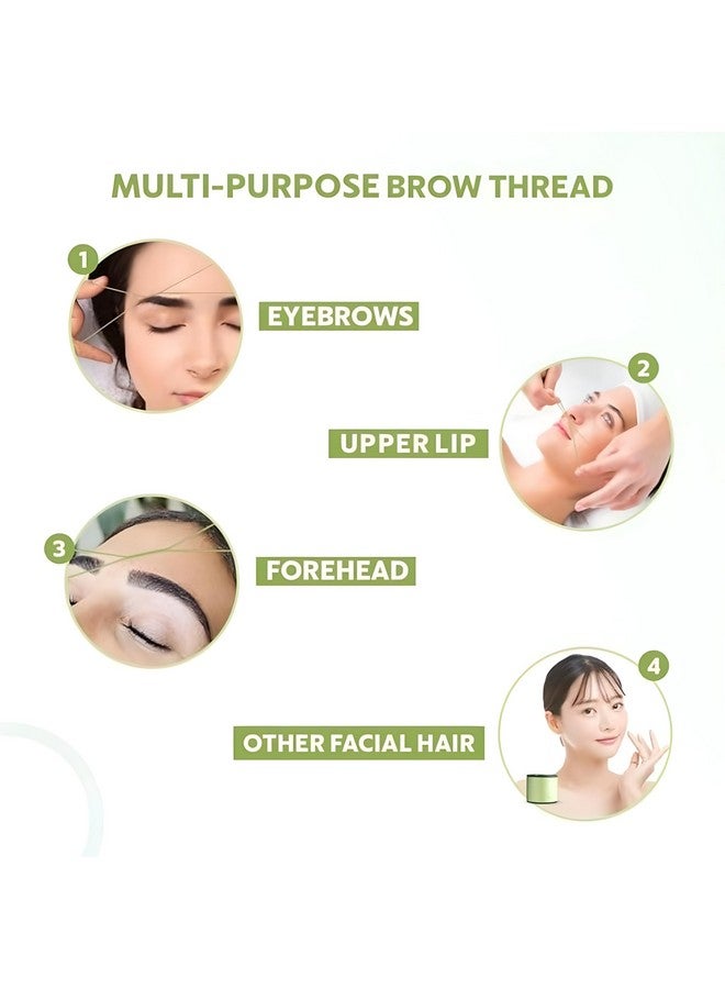Organica Eyebrow Hair Remover Cotton Threading Organic Threads (8 Spool X 300 M) - Image 5