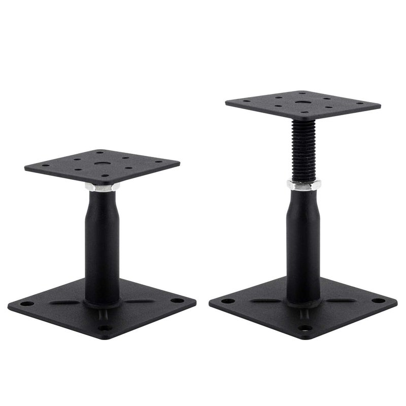 2 Pack Adjustable Support Jack for The Floor Deck FoundationRV Step StabilizerMini Screw Jack Post 4 to 7