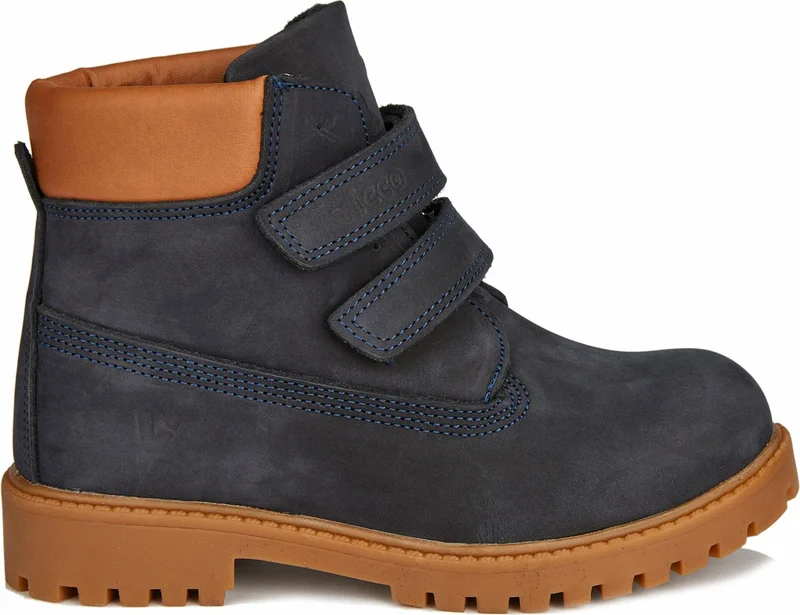 VICCO Boy 916.V.469 Booties Leather Boots Navy Blue