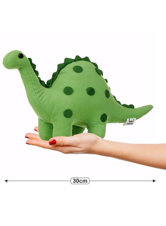 Webby Green Soft Dinosaur Plush Stuffed Toy 30cm - Image 3