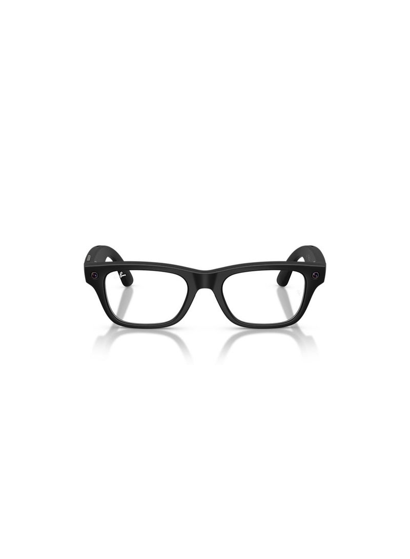 ميتا 219 mAh RAY-BAN META BLAYZER OPTICS (GEN 2) FRAME MATTE BLACK, LENSE CLEAR RW7001, SIZE S54 Matte Black - Image 1