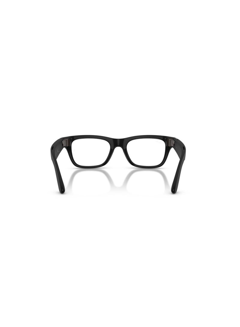 ميتا 219 mAh RAY-BAN META BLAYZER OPTICS (GEN 2) FRAME MATTE BLACK, LENSE CLEAR RW7001, SIZE S54 Matte Black - Image 4