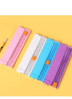 MEDOOSI Multi-Functional A5 Paper Cutter blue white pink  - Image 3