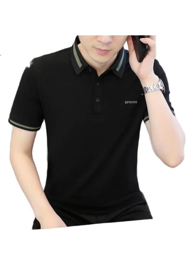 ROMON (Romon) Men'S Short Sleeve Summer Korean Style Short Sleeve T-Shirt Men'S Business Casual Polo Undershirt Top Men'S Clothing - Image 1