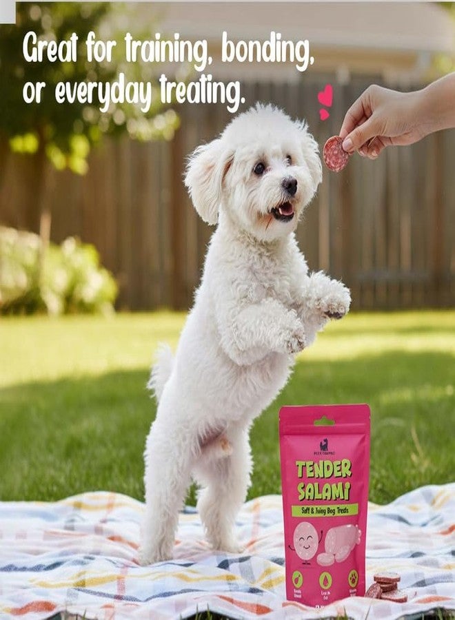 PETS EMPIRE Tender Salami Dog Treats, 100g | Soft & Juicy Chicken Dog Snacks | High Protein Chewy Treats for Dogs | Healthy Training Rewards for Puppies & Adult Dogs - Image 5