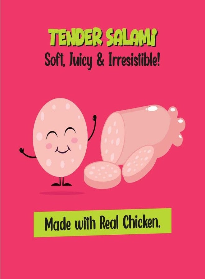 PETS EMPIRE Tender Salami Dog Treats, 100g | Soft & Juicy Chicken Dog Snacks | High Protein Chewy Treats for Dogs | Healthy Training Rewards for Puppies & Adult Dogs - Image 2