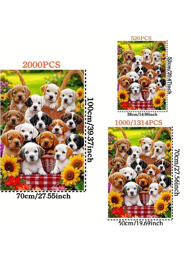 إكسترا لارج 2000 قطعة لغز للكبار جراء في حديقة الزهور ديكور حائط هدية - Image 4