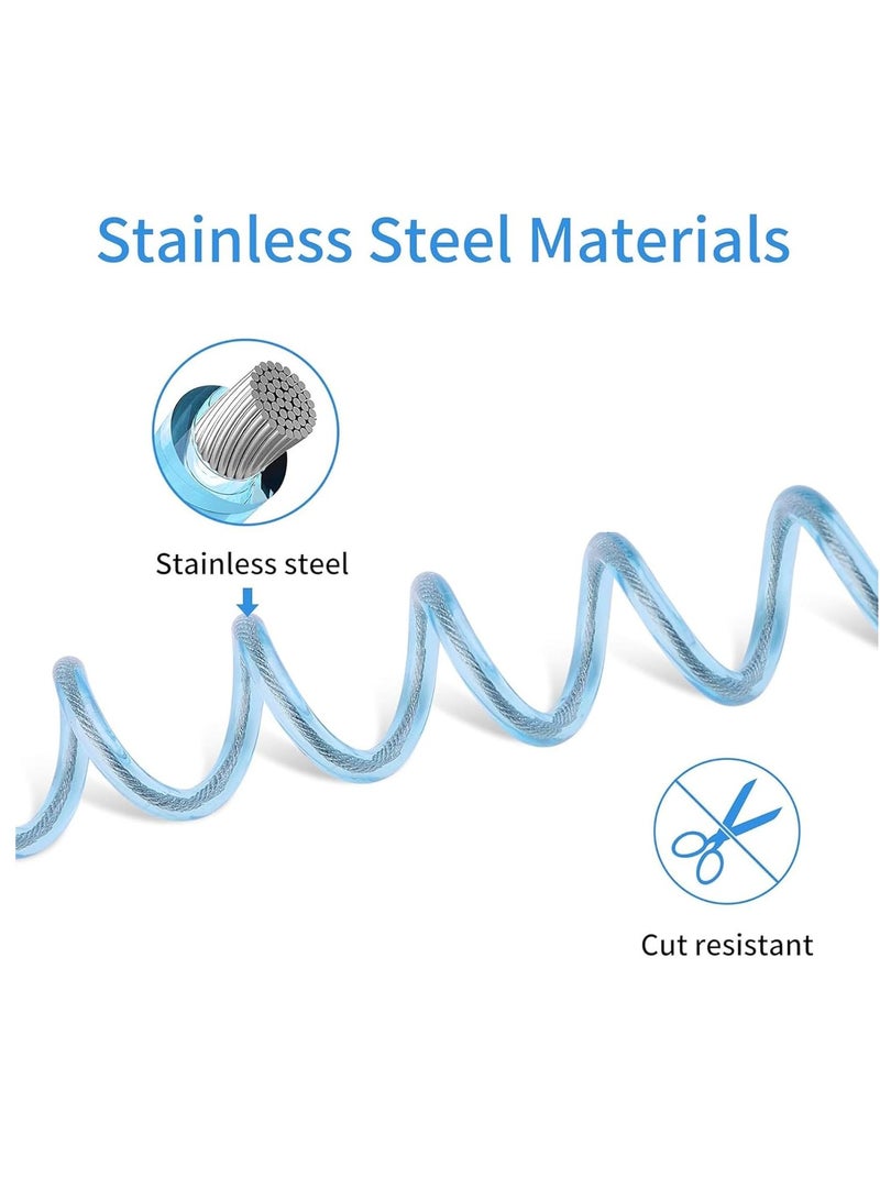 Adjustable Baby Safety Reins, 360 ° Lossless Rotating Wrist Loop with Safety Lock, Comfortable Wristband (Blue) Suitable for Toddlers to Learn Walking, Outdoor Activities, And Travel - Image 3