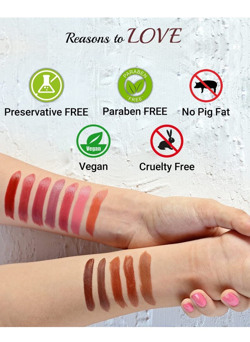 Iba Iba Long Stay Matte Lipstick Shade M05 Orange Flash 4g  - Image 5