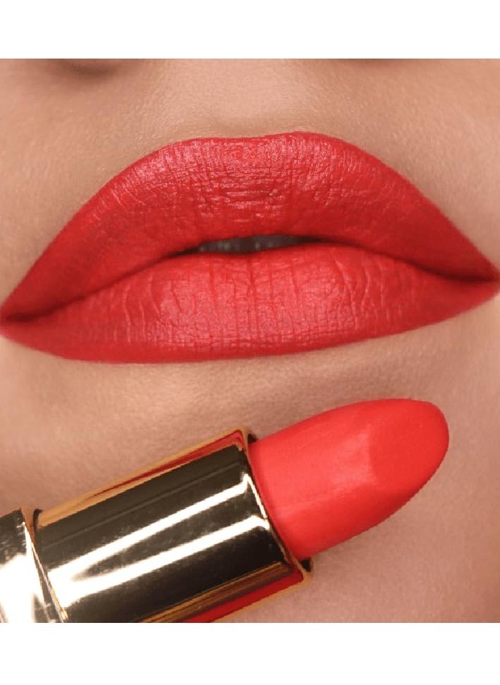Iba Iba Long Stay Matte Lipstick Shade M05 Orange Flash 4g  - Image 2