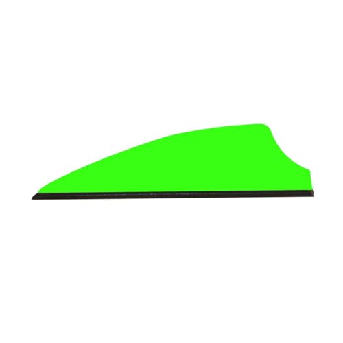 Q2i Fusion-II Shield Cut Arrow Vanes - Pack of 100, Lightweight Fletching Vanes with Tri-Fusion Vane Adhesion Technology for Archery Accessories, Feather Fletching & Arrow Fletchings (Neon Green) - Image 5