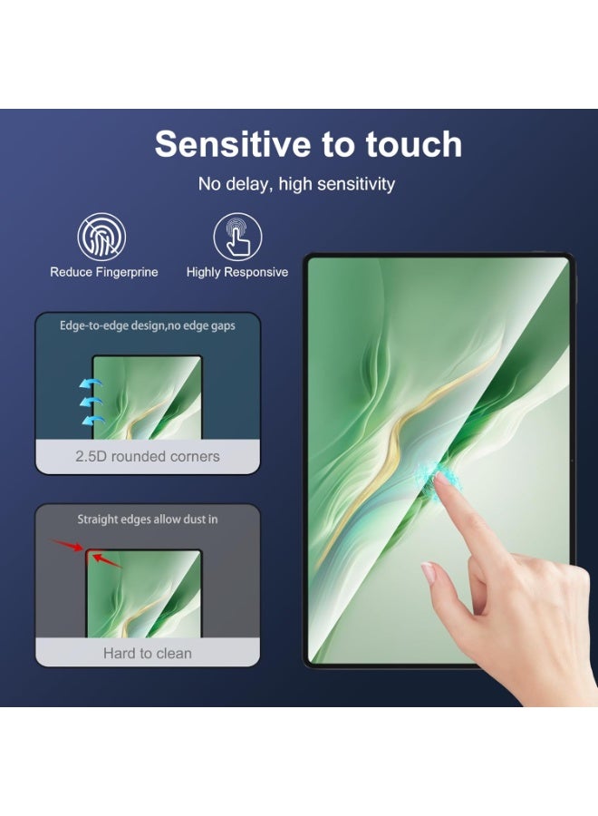Muzz Screen Protector for Honor MagicPad 2 (12.3 Inch 2024) Glass, Pack of 2 HD Screen Protectors with 9H Hardness Screen Protector, and Bubble-Free - Image 5