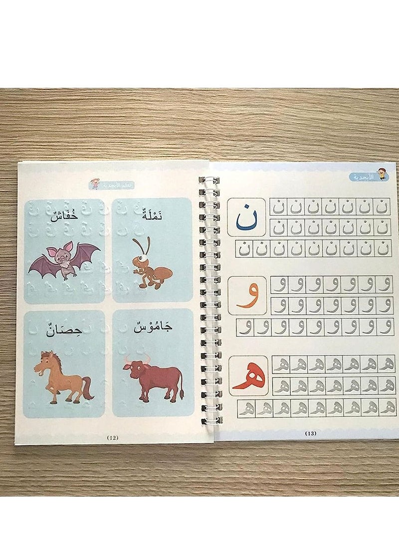 Generic Arabic Reusable Handwriting Tracing Practice kit Preschool Calligraphy Set  - Image 4