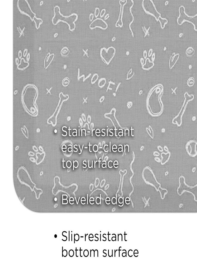 GelPro Designer Anti-Fatigue Comfort Floor Mat, 20 x 32, Puppy Play Grey Bone, 106-P-2032-P2GB - Image 5