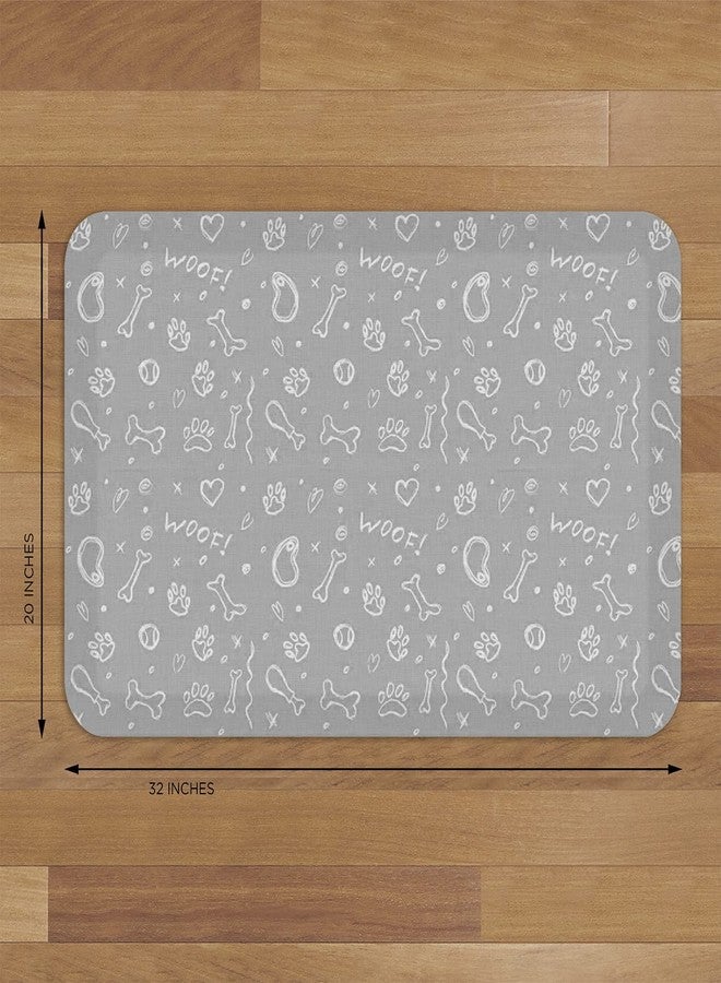 GelPro Designer Anti-Fatigue Comfort Floor Mat, 20 x 32, Puppy Play Grey Bone, 106-P-2032-P2GB - Image 3