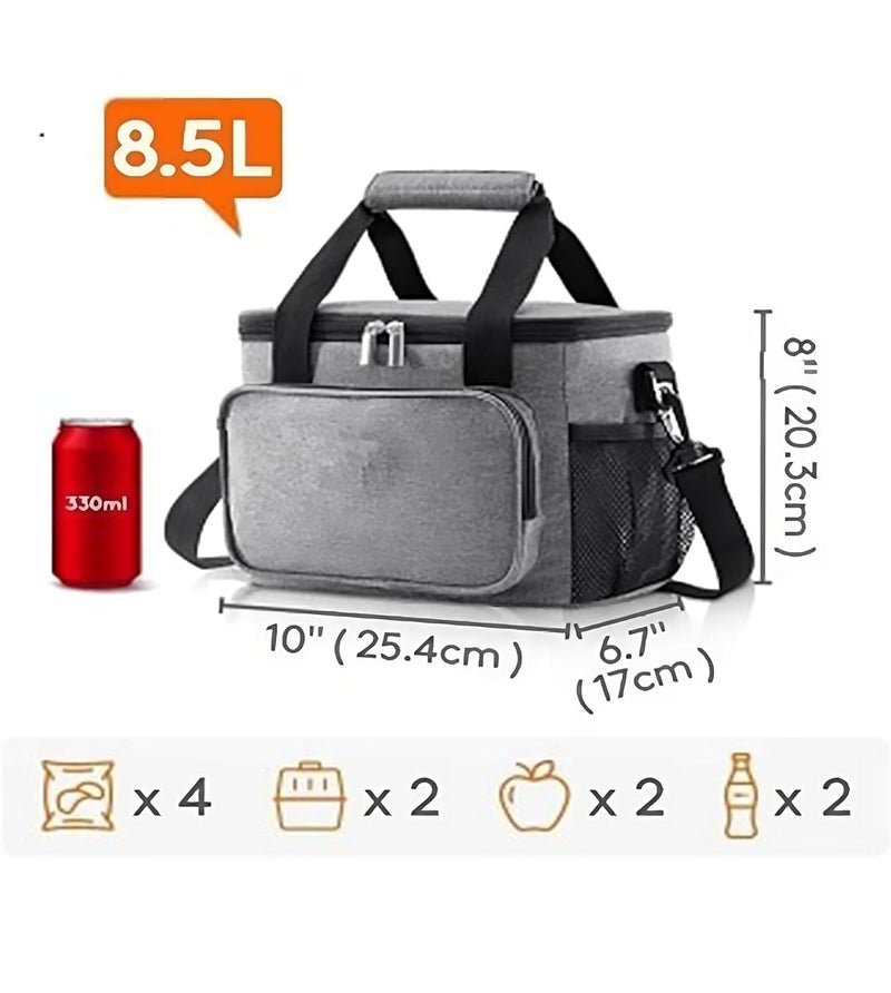 pelton Lunch Box Bag Storage Bag Leakproof for Girls Boys Men Women Food Storage Bag with Handle for Office College School Picnic Camping Tiffin Box Bag 85 Liter - Image 3