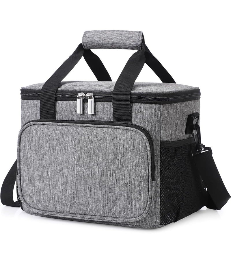 pelton Lunch Box Bag Storage Bag Leakproof for Girls Boys Men Women Food Storage Bag with Handle for Office College School Picnic Camping Tiffin Box Bag 85 Liter - Image 1