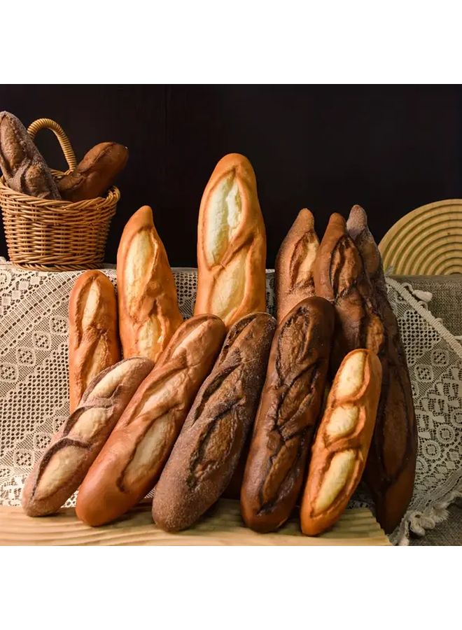 3pcs Realistic French Baguette Models PU Material European Style Bread Decorations - Image 2