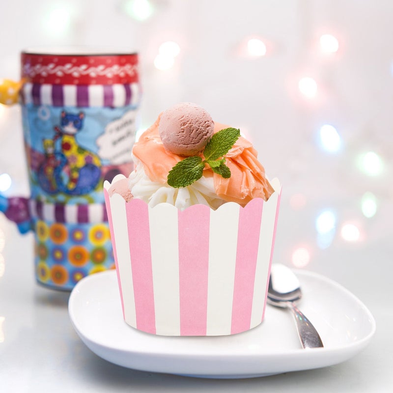 100Pcs Small Cake Cups Muffin Cups for Baking - Image 4