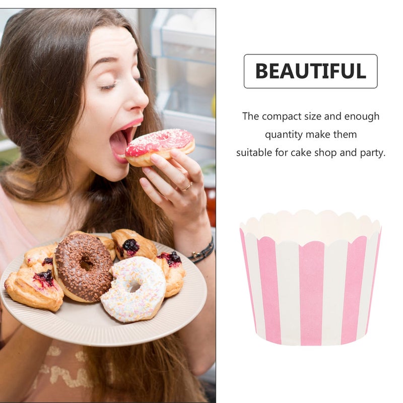 100Pcs Small Cake Cups Muffin Cups for Baking - Image 1