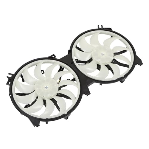 ANTUKO Dual Radiator Condenser Cooling Fan Assembly Replacement for 2007-2018 Altima Sedan/Coupe Maxima 12V 21481JA000 NI3115134 31555035000 620-453 - Image 4